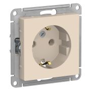 Systeme Electric AtlasDesign Беж Розетка с/з, 16А, механизм