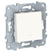 Schneider Electric Unica New Бел Переключатель 1-клавишный, перекрестный, с подсветкой, сх.7а