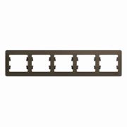 SE Glossa Шоколад Рамка 5-я горизонтальная GSL000805