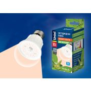 Uniel LED-A60-10W/SPFB/E27/CL Лампа светодиодная для растений прозрачная PLP30WH
