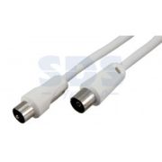 Шнур TV PLUG-TV JACK  10М  Белый REXANT 18-0007