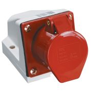 IEK Розетка 114 стационарная 3Р+РЕ 16А 380В IP44 PSR12-016-4