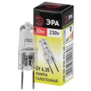 ЭРА Капсульная галогенная лампа JC G6.35 50W 220В C0027374