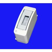 Щиток Тусо о/п на 2 мод. белый с вертикальной дверцей. 55х140х85мм 68302