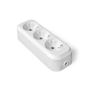 Колодка «UNIVersal» 3 гн. с/з AБС-пластик (еврослот) E303