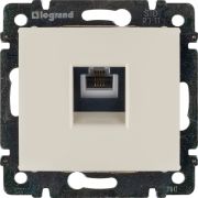 Legrand Valena Крем Розетка ТЛФ 1-ая