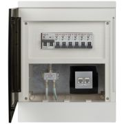 Корпус пластиковый навесной ЭРА MULTIBOX со слаботочным отсеком 12 модулей IP41 белый