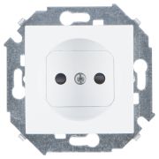 Simon 15 Белая Розетка б/з, со шторками, 16А, 250В, винт.зажим