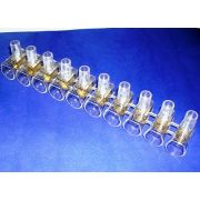 Зажим винтовой концевой изолированный КЗВИ-6 (10 контактов)