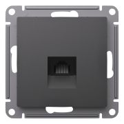 Systeme Electric AtlasDesign Базальт Розетка компьютерная RJ45, кат. 5Е, механизм