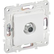 IEK SKANDY Арктический белый Розетка TV оконечная SK-A12W.