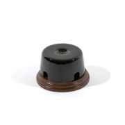 Распределительная коробка керамика на подложке 77*40мм шоколад Арбат