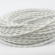 Провод ретро витой ПРВ 2х0.75 белый