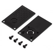 TRM-R20-EC-B Заглушка торцевая для встраиваемого шинопровода 95х55х30мм черный ЭРА