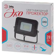 Прожектор светодиодный 20Вт 4000K LPR-20-4000К-М Eco Slim ЭРА Б0036378***