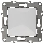 12-1001-01 ЭРА 12 Выключатель одноклавишный 10А без м.лапок белый