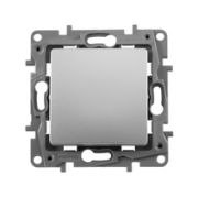 Legrand Etika Алюминий Переключатель 1-кл 10А авт. зажим 672405