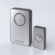 Звонок беспроводной DBQ27M WL 38M серебро/черный 100м Электростандарт a055697