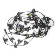 UDL-K121 10/E27/5M 5C IP65 BLACK BELT-LIGHT Гирлянда Белт-лайт 5 м черная