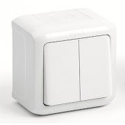 Legrand Quteo Белый Переключатель 2-кл IP44 782301