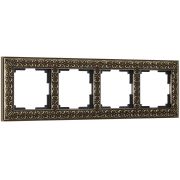 Рамка ANTIK на 4 поста Бронза a050939