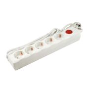Uniel Сетевой фильтр Universal S-GSU5-3 белый 3м 5 гнезд 10А UL-00001744