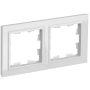 IEK BRITE BASE Белый Рамка 2-м РУ-2-БрБ.