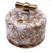 BIRONI Ришелье Керамика Мрамор Выключатель 2-кл.  R1-212-09