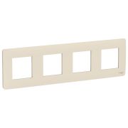 Schneider Electric Unica Studio Беж Рамка 4-ная