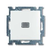 ABB Basic 55 Переключатель 1-клавишный с подсветкой белый 2CKA001012A2143 (1012-0-2143)