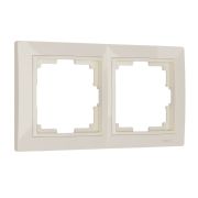 W0022003/ Рамка на 2 поста Snabb basic (слоновая кость)