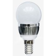 GAUSS Black Светодиодная лампа шар 3W E14 4100K матовая (металл. рад) 103011 (снят с производства)