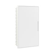 DKC FRAME Щиток 36 мод встраиваемый белый, с белой дверцей, с 4 шинами PEN (2шт на 8 отв. и