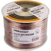 Кабель Stereo 2х1.0 BLUE LINE бухта (м) PROCONNECT 01-6205-6