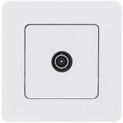 Розетка телевизионная проходная TV Inspiria 14дБ 5-862мГц механизм бел. IEK 673860