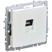 Розетка компьютерная СП RJ45 кат.5E BRITE РК10-БрЖ механизм жемчуж. IEK BR-K10-1-K36