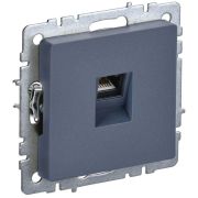 Розетка компьютерная СП RJ45 кат.5E BRITE РК10-БрМ механизм маренго IEK BR-K10-1-K35