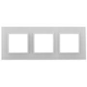 Рамка 3-м 14-5103-01 стекло Elegance бел.+бел. Эра Б0059170