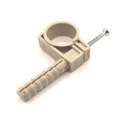 Дюбель-хомут крепление для труб «бобры» 25 RTP 37819