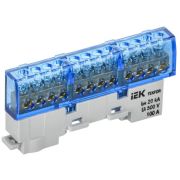 Шина нулевая N изол. на универс. держ. 6х9-12-С TEKFOR IEK TF-NN10-12-KL-K07