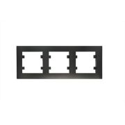 Рамка 3-м Karea RIZZ STAR чер. Makel 88054703