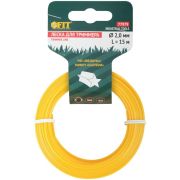 Леска для садовых триммеров «Звездочка» 2.0ммх15м FIT 77979