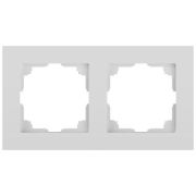 Рамка 2-м СП Accent 6-502-01 бел. Intro Б0063749