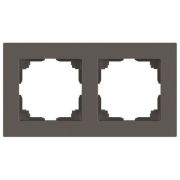 Рамка 2-м СП Accent 6-502-09 титан Intro Б0063723
