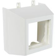 Суппорт с рамкой 1 пост (45х45) на профиль для кабельных каналов 100х50, 105х50  100012S