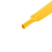 Трубка термоусаживаемая ТУТ нг 19,0/9,5мм, желтая, 1м REXANT