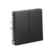 Systeme Electric ArtGallery Базальт Переключатель 2-клавишный, сх.6/2, 10АХ, механизм