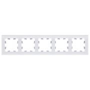 Systeme Electric AtlasDesign Nature Матовое стекло белый Рамка 5-ая