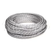 Провод витой монтажный 2*1,5 титан Мезонинъ