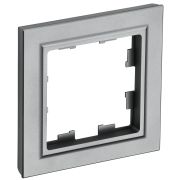 IEK BRITE BASE Сталь Рамка 1-м РУ-1-БрС.